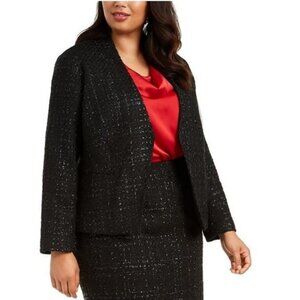 Calvin Klein Plus Size Tweed Jacket